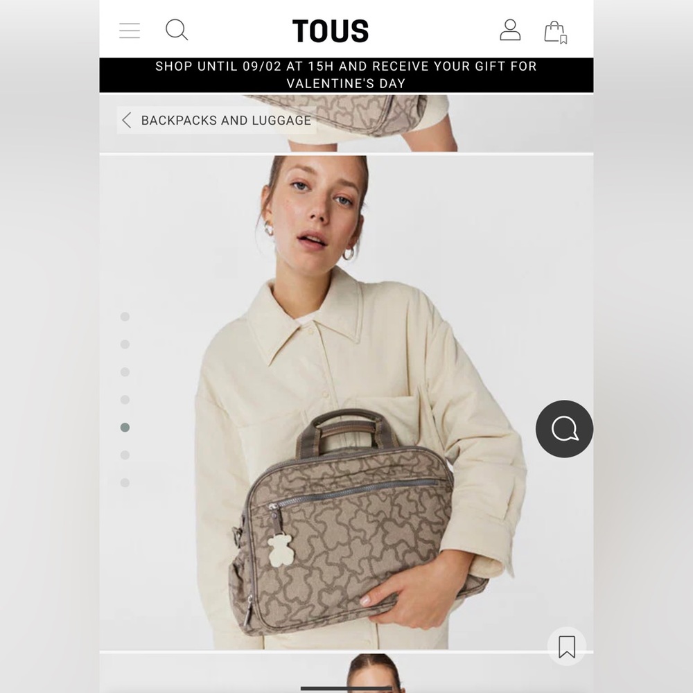 TOUS STONE COLORED KAOS NEW COLORES BABY BAG
